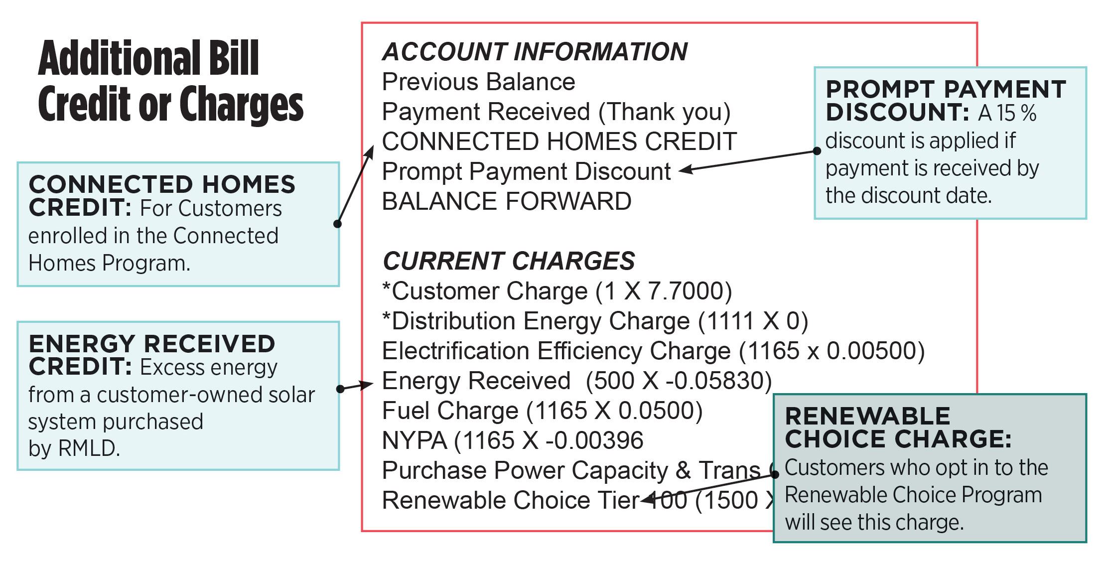 Additional Bill Charges Snapshot